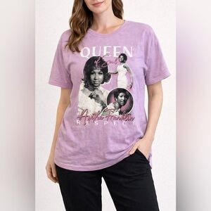 Aretha Franklin graphic tee shirt size Medium/ Large NWOT